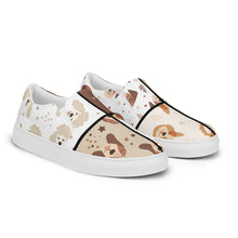 Load image into Gallery viewer, Pawsome Pups on Your Feet: Men&#39;s Slip-On Canvas Shoes with Woof-tastic Dog Design - Only at Raining Gifts Design!
