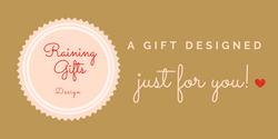 Raining Gifts Design Logo