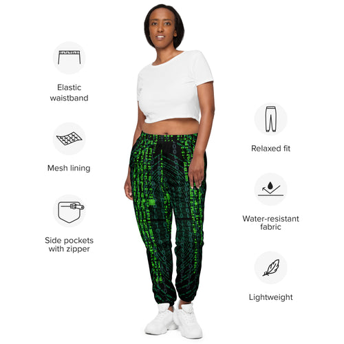 Stylish Track Pants with a Dash of Code