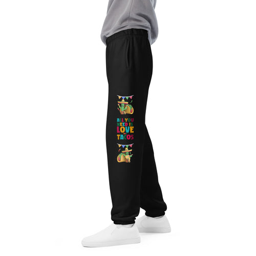 Unisex sweatpants featuring a red chili pepper and a cactus playing music - the hilarious duo bringing the groove to your wardrobe. Get ready to dance in style with Raining Gifts Design's comfortable and quirky sweatpants!