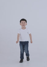 Load and play video in Gallery viewer, Baby Staple Tee Bella + Canvas 3001B.mp4
