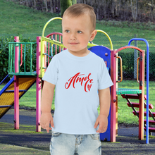 Load image into Gallery viewer, Amore Handwritten Toddler Jersey T-shirt
