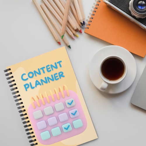 Bujo Content Planner Notebook