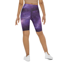 Load image into Gallery viewer, Galaxy in the Space Women Biker Shorts
