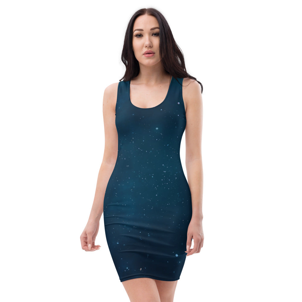 Starry Night Sky Sublimation Cut & Sew Dress