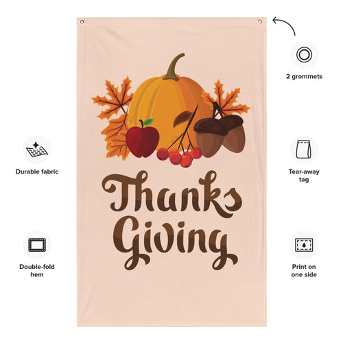 Thanksgiving Flag Product Specifications