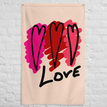 Load image into Gallery viewer, Hearts and Love Doodle Flag
