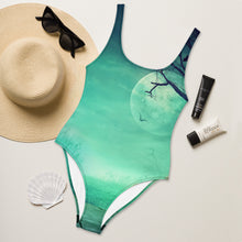 Load image into Gallery viewer, One-Piece Halloween Design Swimsuit
