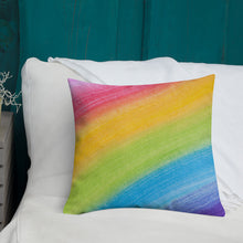 Load image into Gallery viewer, Decorative Premium Pillow Colourful Rainbow
