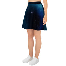 Load image into Gallery viewer, Starry Night Sky Skater Skirt

