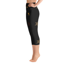 Load image into Gallery viewer, Yoga Capri Leggings Stars Pattern
