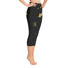 Load image into Gallery viewer, Yoga Capri Leggings Stars Pattern
