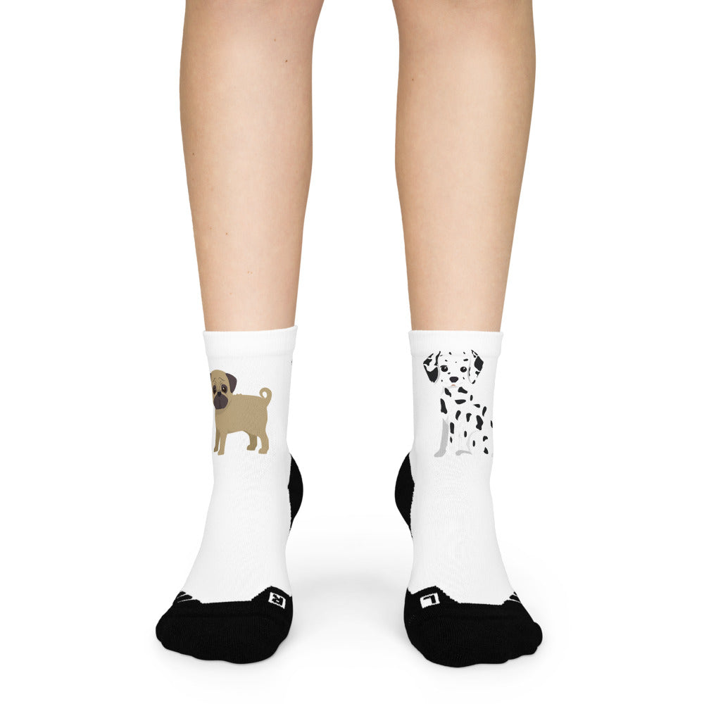 Fabulous Unisex Ankle Socks. Cartoon Dogs