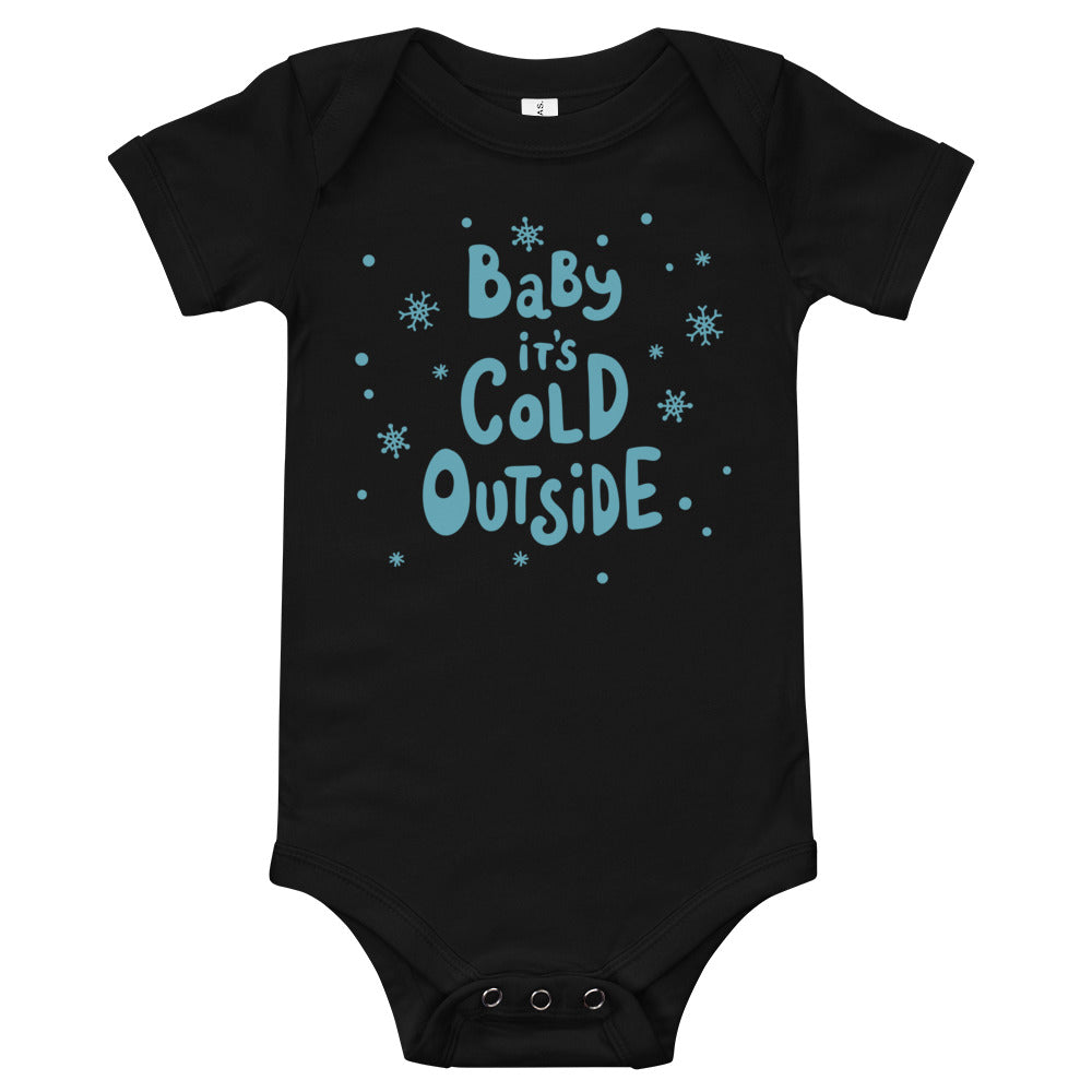 Baby is Cold Outside Short Sleeve One Piece