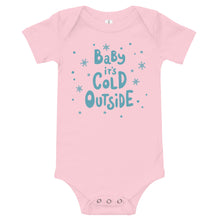 Load image into Gallery viewer, Baby is Cold Outside Short Sleeve One Piece
