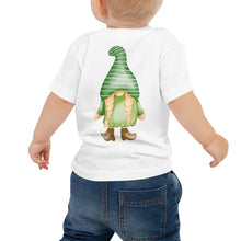 Load image into Gallery viewer, Baby Jersey Short Sleeve Tee Green Garden Gnomes
