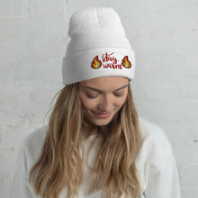 Load image into Gallery viewer, Unisex Winter Embroidered Cuffed Beanie
