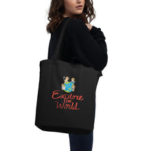 Load image into Gallery viewer, Elegant Artsy Travel the World Eco Tote Bag
