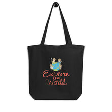 Load image into Gallery viewer, Elegant Artsy Travel the World Eco Tote Bag
