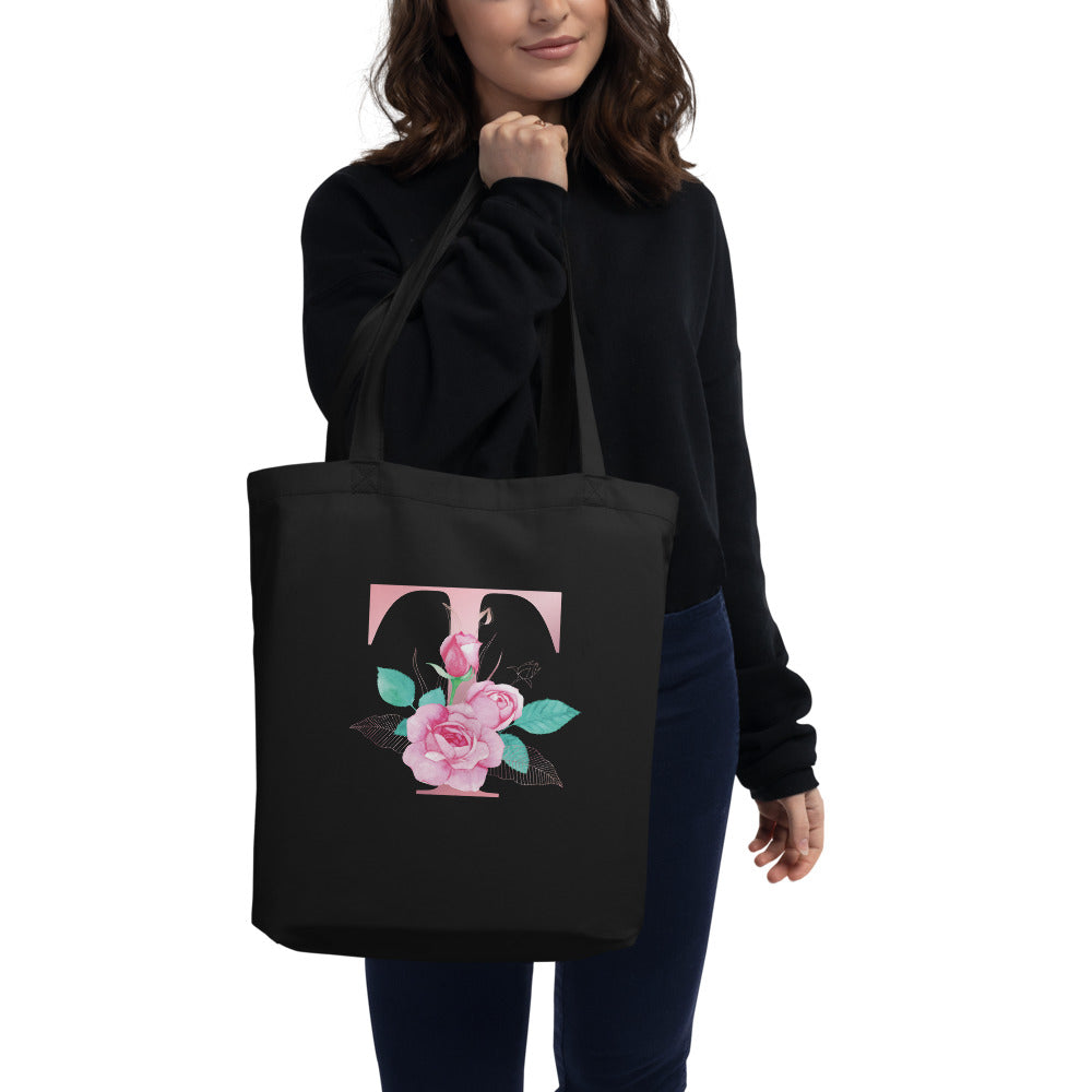 Flowers Clean Minimal Personal Expression Eco Tote Bag