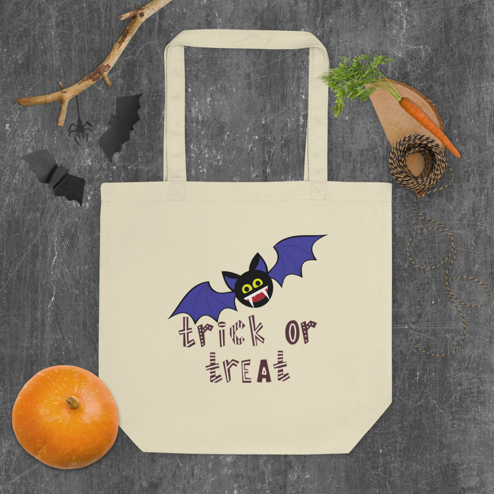 Designer Eco Tote Bag Halloween Bat!
