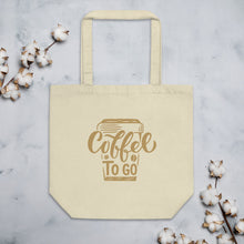 Load image into Gallery viewer, Coffee To Go Eco Tote Bag
