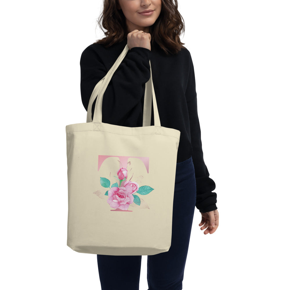 Flowers Clean Minimal Personal Expression Eco Tote Bag