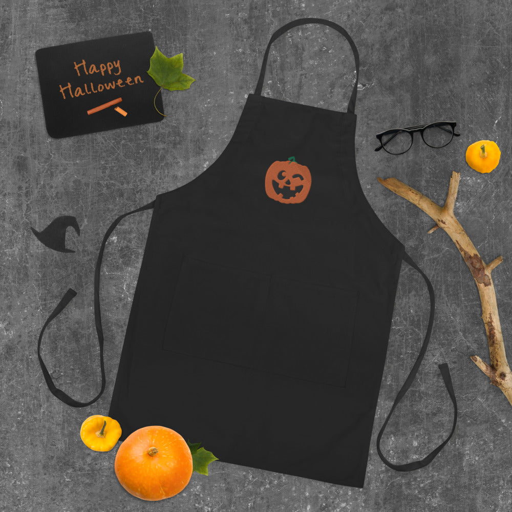 Halloween Embroidered Apron