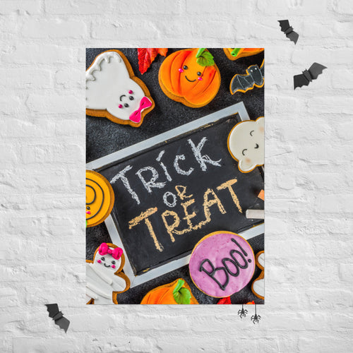 Halloween Poster Gingerbread Cookies