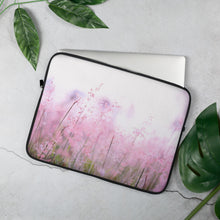 Load image into Gallery viewer, Laptop Sleeve Pink Flowers - Laptop Cover
