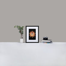 Load image into Gallery viewer, Gothic Artwork Matte Paper Framed Poster With Mat Astrological Tarot Sun

