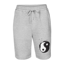 Load image into Gallery viewer, Men&#39;s Grey Fleece Shorts. Yin-Yang Symbol!
