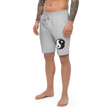 Load image into Gallery viewer, Men&#39;s Grey Fleece Shorts. Yin-Yang Symbol!
