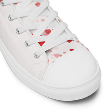 Load image into Gallery viewer, Valentine&#39;s Hearts Men’s High Top Canvas Shoes
