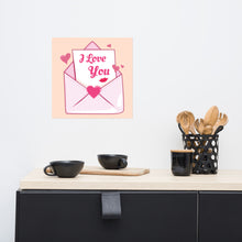Load image into Gallery viewer, Valentine&#39;s Day Letter Photo Paper Poster
