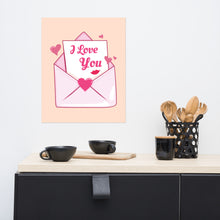 Load image into Gallery viewer, Valentine&#39;s Day Letter Photo Paper Poster
