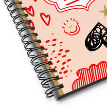 Load image into Gallery viewer, Personalised Dotted Spiral Notebook
