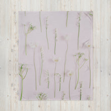 Load image into Gallery viewer, Glorious Throw Blanket. Pink Pastel and Flowers!
