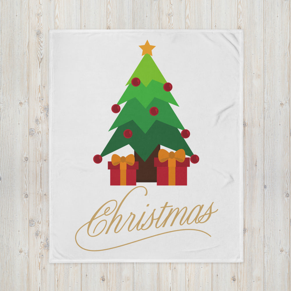 Christmas Tree Throw Blanket