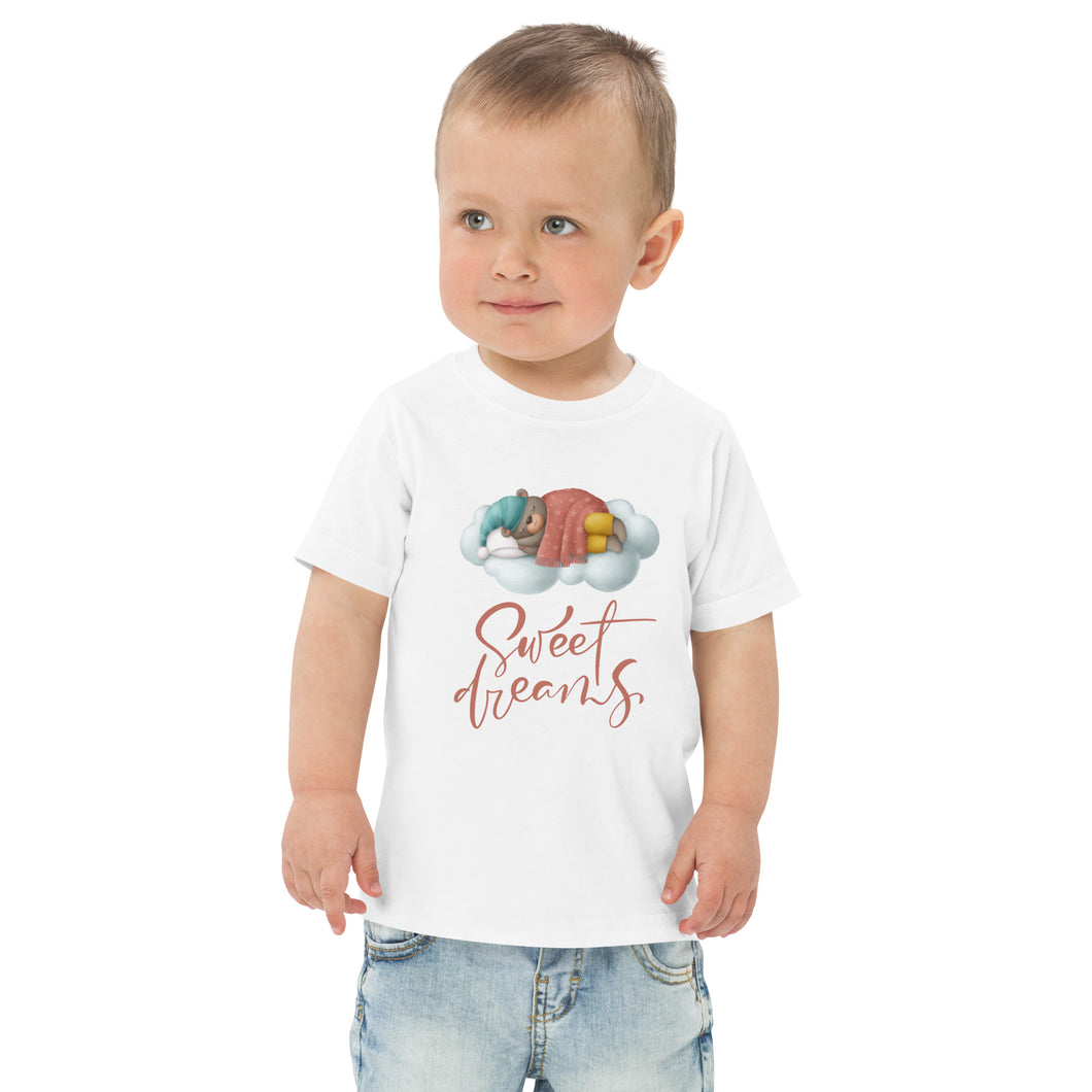 Unisex Toddler Jersey T-shirt Sweet Dreams. Printed Front & Back!