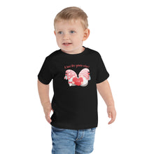 Load image into Gallery viewer, Get your hands on our high-quality Cute and Cozy Gnome Love Toddler T-Shirt - Short Sleeve from Raining Gifts Design. Perfect for your child&#39;s wardrobe.
