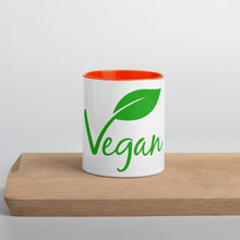 Load image into Gallery viewer, Travel Coffee Mug with Colour Inside. Vegan!
