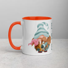 Load image into Gallery viewer, Mug with Colour Inside Father&#39;s Day Gift Gnome Character Illustration
