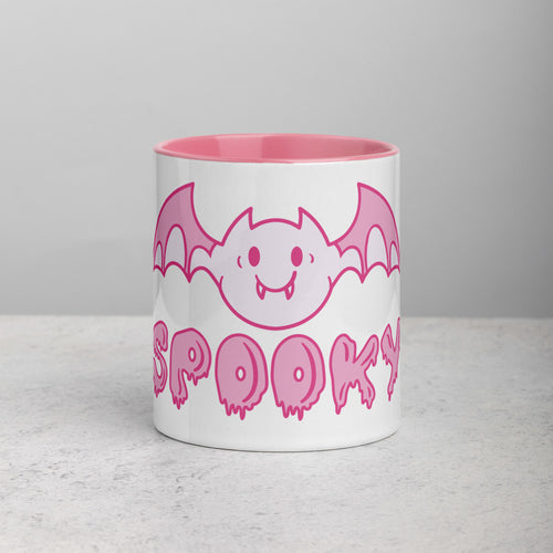 Spooky Pastel Halloween Mug with Colour Inside