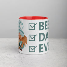Load image into Gallery viewer, Mug with Colour Inside Father&#39;s Day Gift Gnome Character Illustration
