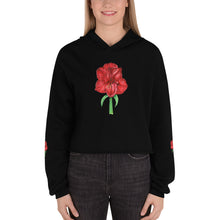 Load image into Gallery viewer, Cropped Sweatshirt Amaryllis Live Life in Full Bloom
